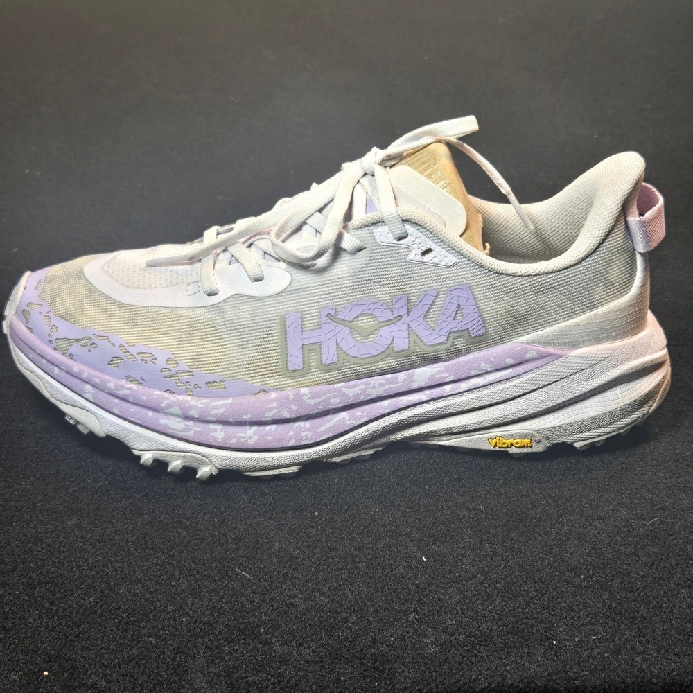 Hoka Speedgoat 6 Wistful Mauve White Trail Running Shoes 1147811 SLWS Womens 9B
